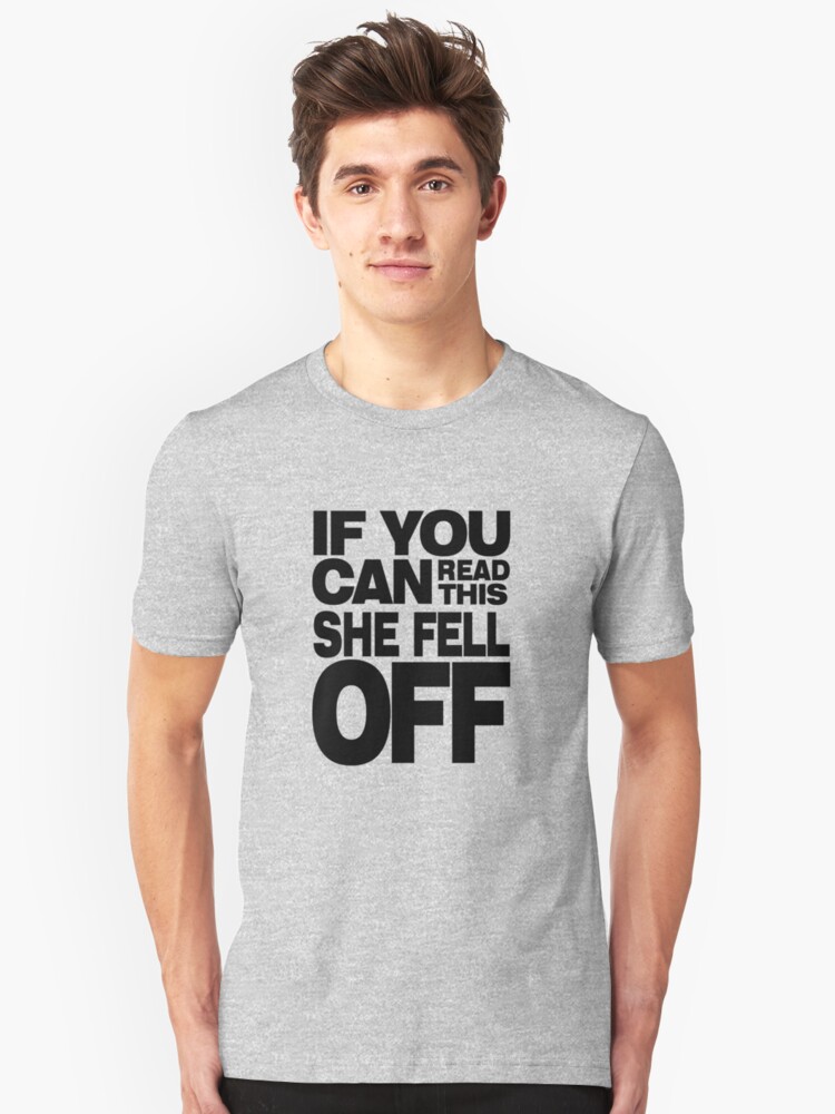 fell off the roof shirt