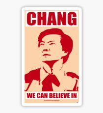 Chang We Can Believe In Sticker