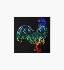 Inked Rooster Art Board