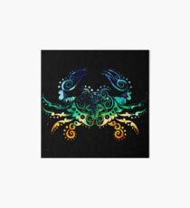 Inked Crab Art Board
