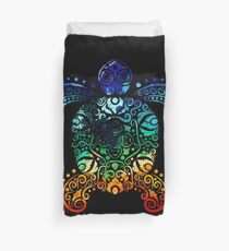 Inked Sea Turtle Duvet Cover