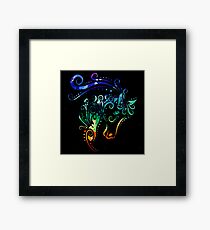 Inked Horse Framed Print