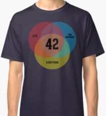 Venn Diagram: Life, the Universe & Everything Classic T-Shirt