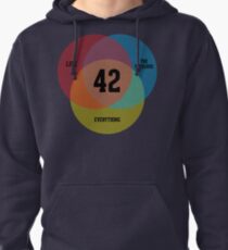 Venn Diagram: Life, the Universe & Everything Pullover Hoodie