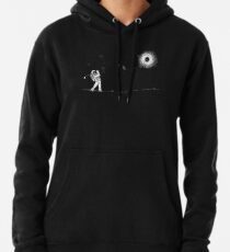 Schwarzes Loch in einem Hoodie