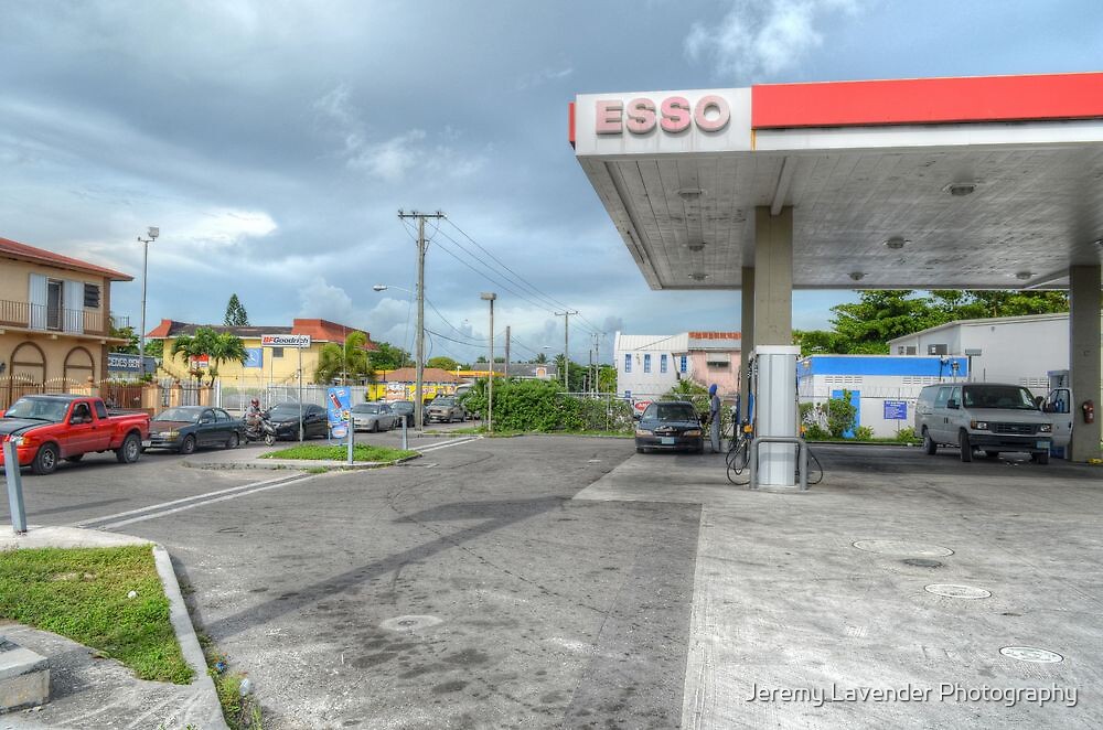 "Gas Station at the Corner of Montrose Ave & Wulff Road in Nassau, The