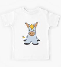 donkey cute animal Kids Tee