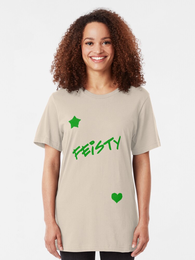 Alternate view of Feisty! Slim Fit T-Shirt