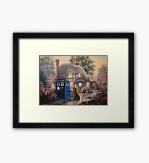 Something odd in the Garden Framed Print