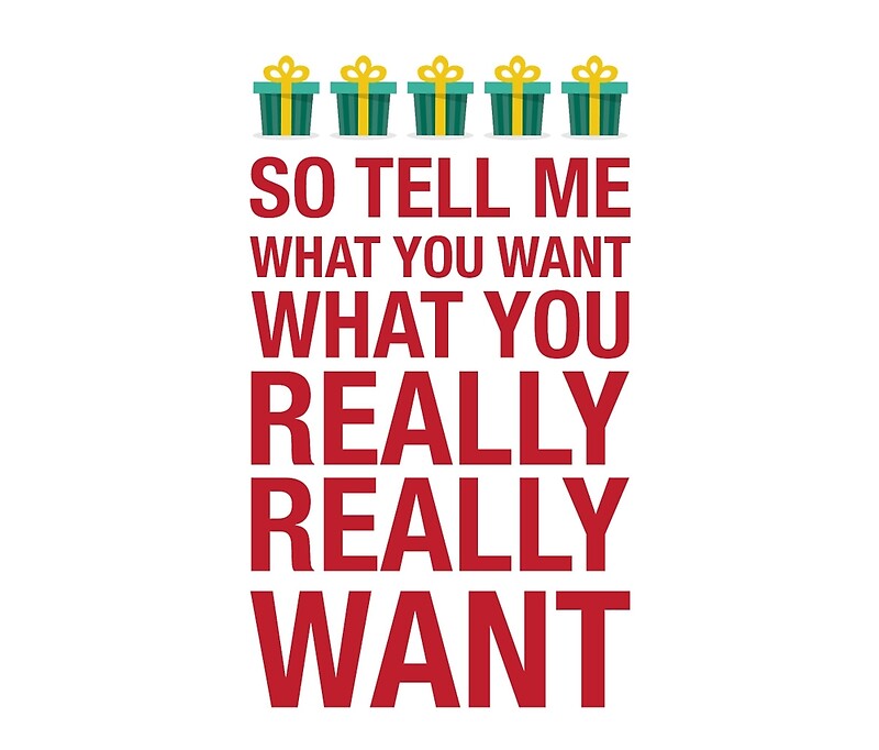 tell me what you want tell me what you want