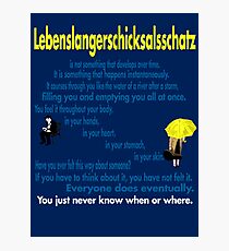 Lebenslangerschicksalsschatz Fotodruck