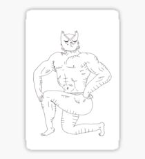 Hibou Musclé Sticker
