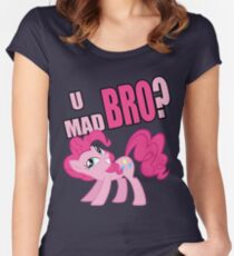 U MAD BRO? Women's Fitted Scoop T-Shirt