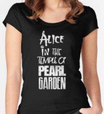 Alice In The Temple Of Pearl Garden Women's Fitted Scoop T-Shirt