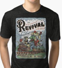 RailRoad Revival Tour Dark Shirts Tri-blend T-Shirt