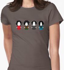 Many Shades of White - No Logo Women's Fitted T-Shirt