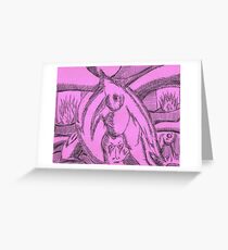 sacrificed myself again Greeting Card