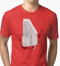 Autoharp & Roses Tri-blend T-Shirt
