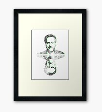 Mitt Romney vintage 2012 Framed Print