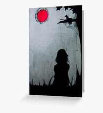 beauty of dark... Greeting Card