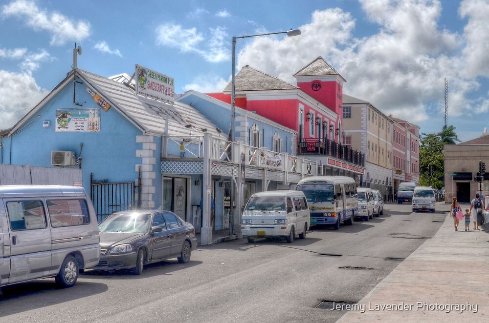 Woodes Rodgers Walk And Bay Street In Downtown Nassau The Bahamas By Jeremy Lavender 4958