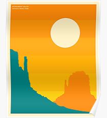 MONUMENT VALLEY, NAVAJO TRIBAL PARK Poster