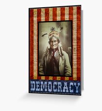 Democracy Greeting Card