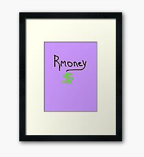 Mitt Romney Rmoney 2012 Framed Print