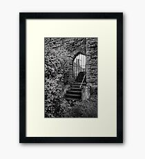 Sneak in the back entrance - Kenilworth - Britain Framed Print
