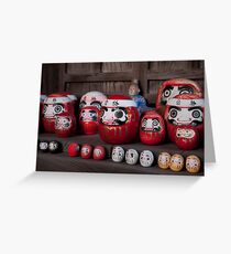 Daruma Greeting Card