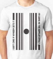 The Doppler effect - Black on white Slim Fit T-Shirt