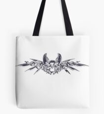 Steampunk silver bat Tote Bag