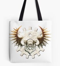 Bronze steampunk curved bat Tote Bag