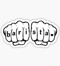 Barista fists Sticker