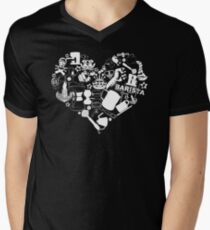 Barista Love Men's V-Neck T-Shirt