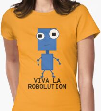 Viva La Robolution Women's Fitted T-Shirt