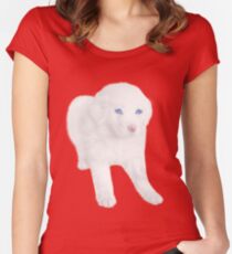 Ƹ̴Ӂ̴Ʒ SWEET DOG TEE SHIRT Ƹ̴Ӂ̴Ʒ Women's Fitted Scoop T-Shirt