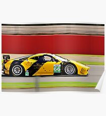 JMW Motorsport Ferrari No 66 Poster