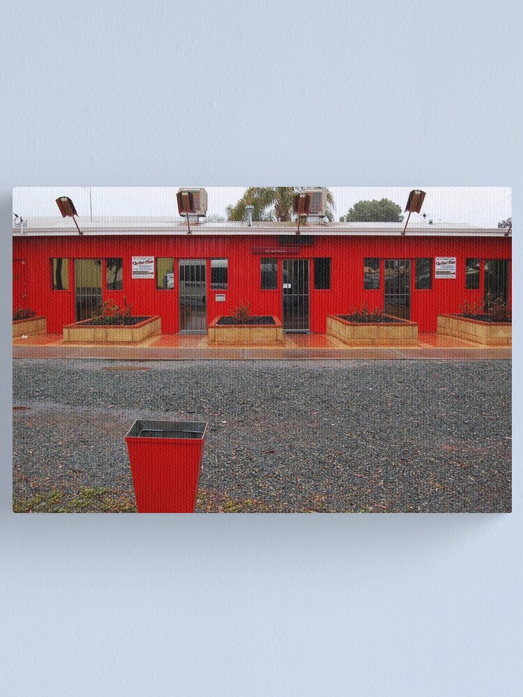 Alternate view of Red Buildings Canvas Print