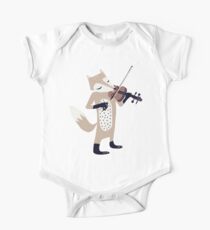 FOXY VIOLINIST Baby Body Kurzarm