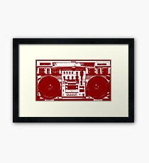 Conion C-100F Boombox Art by Bill Tracy Framed Print