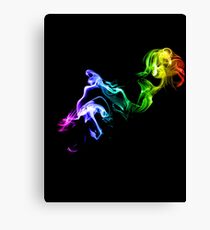 Colorful Smoke Canvas Print