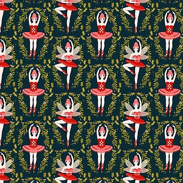 Artwork thumbnail, The Nutcracker - Navy by Andrea Lauren by papersparrow