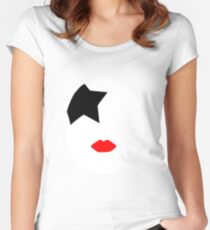 Paul Stanley von KISS Band, Starchild Make-up Tailliertes Rundhals-Shirt