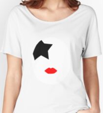 Paul Stanley from KISS band, Starchild makeup Women's Relaxed Fit T-Shirt