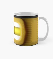 Spirit Level (or bubble level) on white Mug