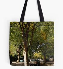 Sunlit Street Tote Bag
