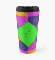 DeepDream Color Squares Visual Areas 5x5K v1448026462 Travel Mug