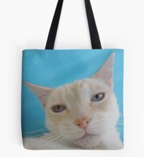 Oscar on Blue Tote Bag
