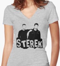 Sterek Women's Fitted V-Neck T-Shirt
